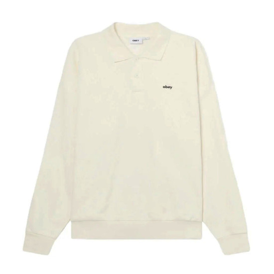 Obey Ανδρική μακρυμάνικη μπλούζα Lowercase Fleece Polo